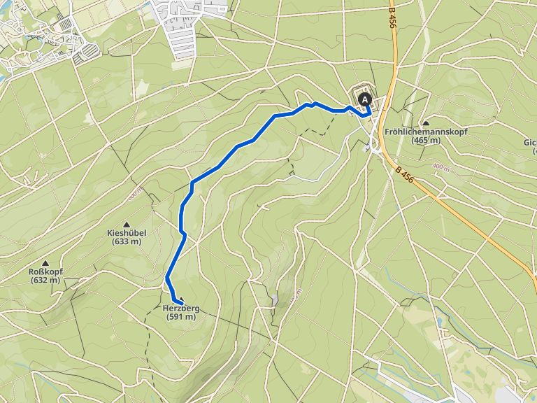 Saalburg Herzberg Wanderung Komoot